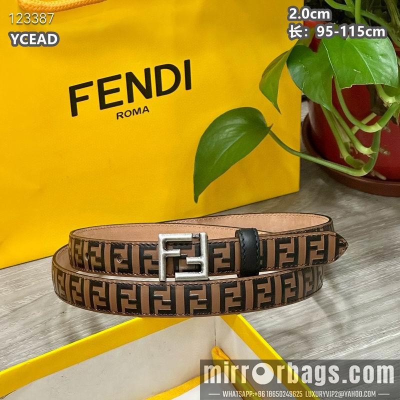 Replica Fendi belt 20mmX95-115cm 8L14
