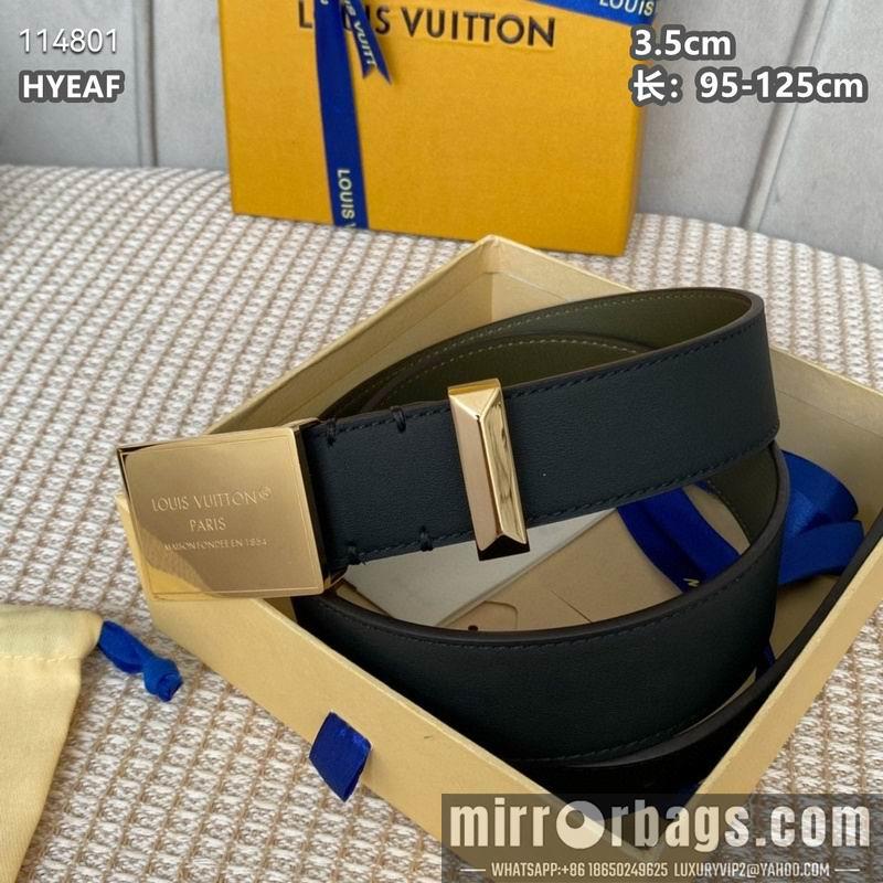 Replica LV belt 35mmX95-125cm 8L03
