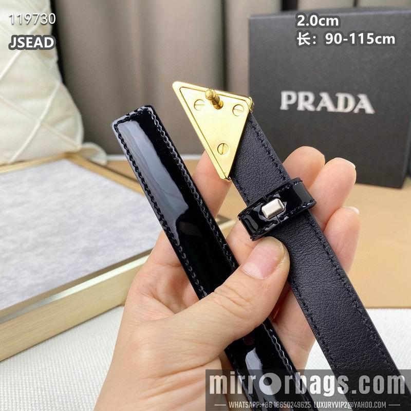 Replica Prada belt 20mmX90-115cm 8L040801