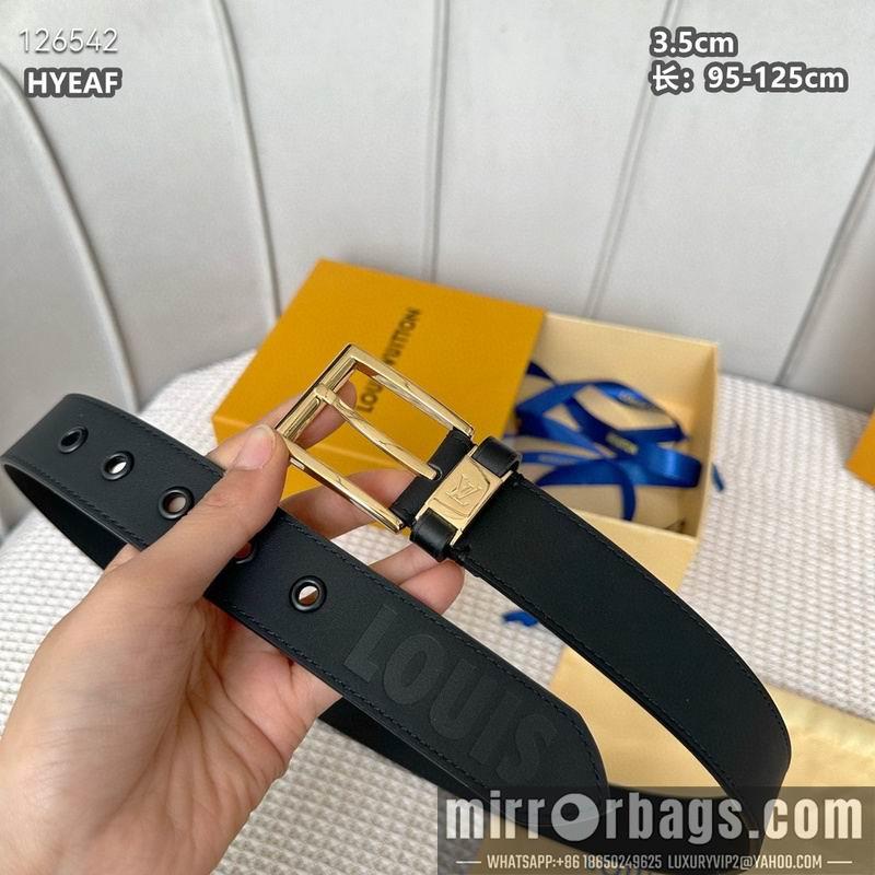 Replica LV belt 35mmX95-125cm 8L25