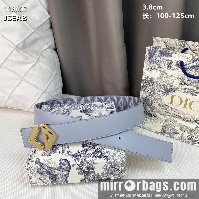 Replica Dior belt 38mmX100-125cm 8L02