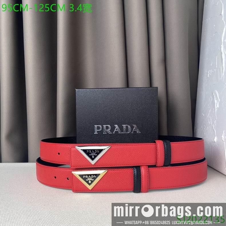 Replica Prada Belt 34mmX95-125cm 7D03
