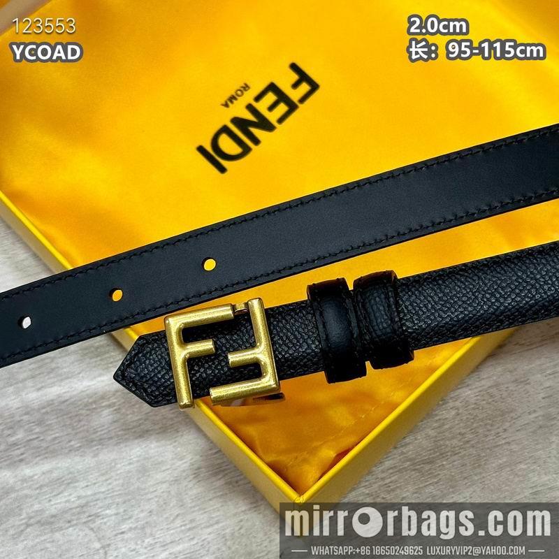 Replica Fendi belt 20mmX95-115cm 8L16