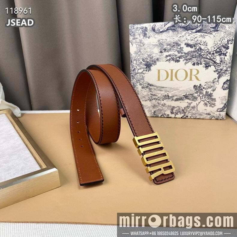 Replica Dior belt 30mmX90-115cm 8L12