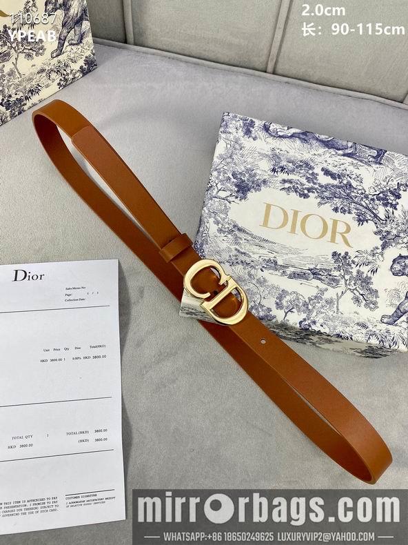 Replica Dior Belt 20mmX90-115cm 8L04