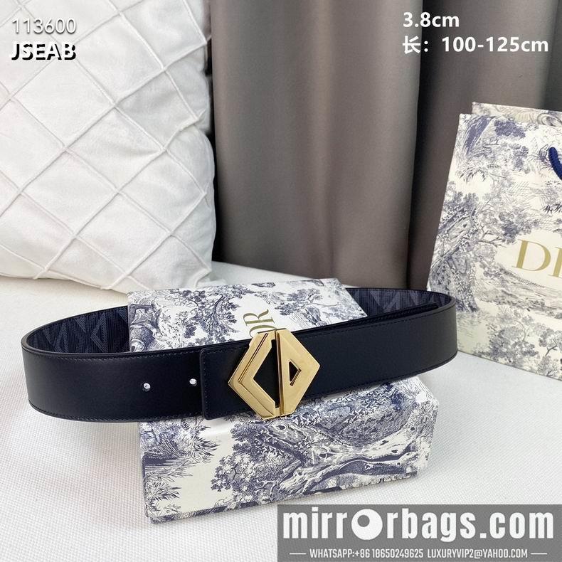 Replica Dior belt 38mmX100-125cm 8L02