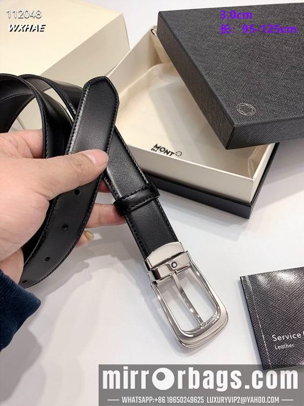 Replica Montblanc belt 30mmX95-125cm 8L01
