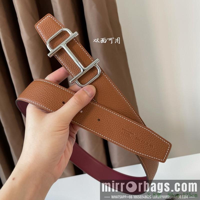 Replica Hermes Belt 38mmX95-125cm 7D49