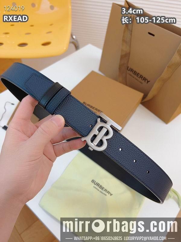 Replica Burberry belt 34mmX105-125cm 8L07
