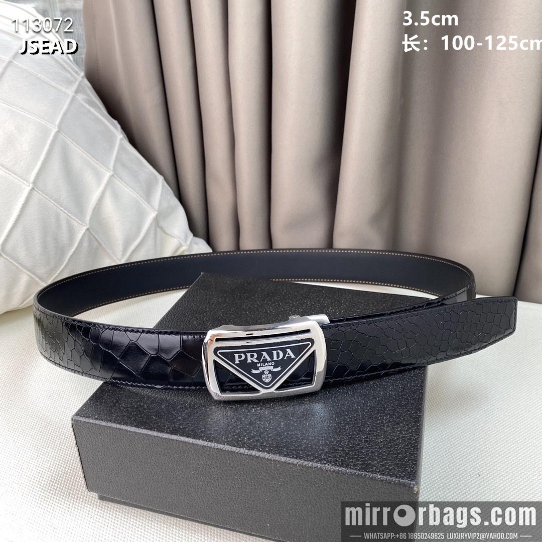 Replica Prada belt 35mmX100-125cm 8L03