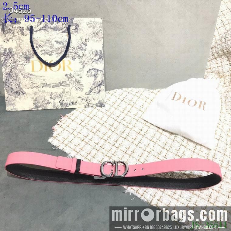 Replica Dior Belt 25mmX95-110cm 8L01