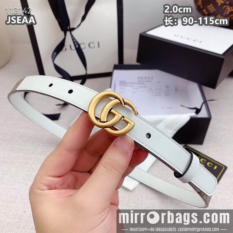 Replica Gucci belt 20mmX90-115cm 8L15