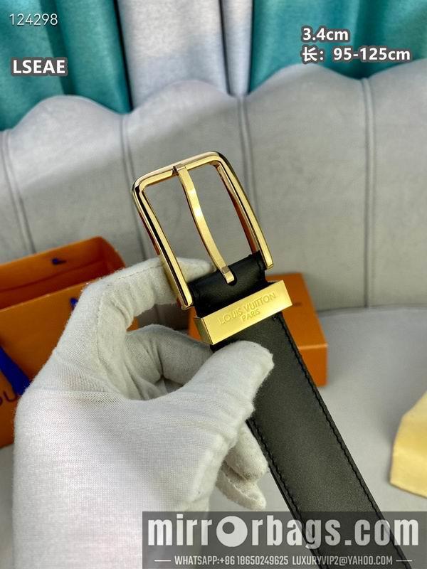 Replica LV belt 34mmX95-125cm 8L26