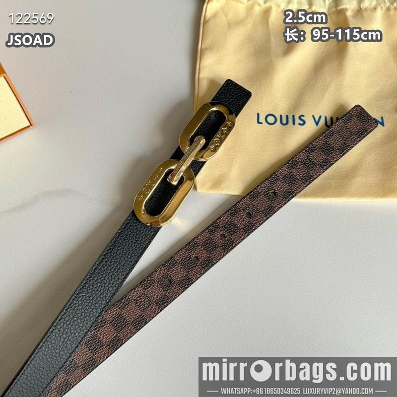 Replica LV belt 25mmX95-115cm 8L16