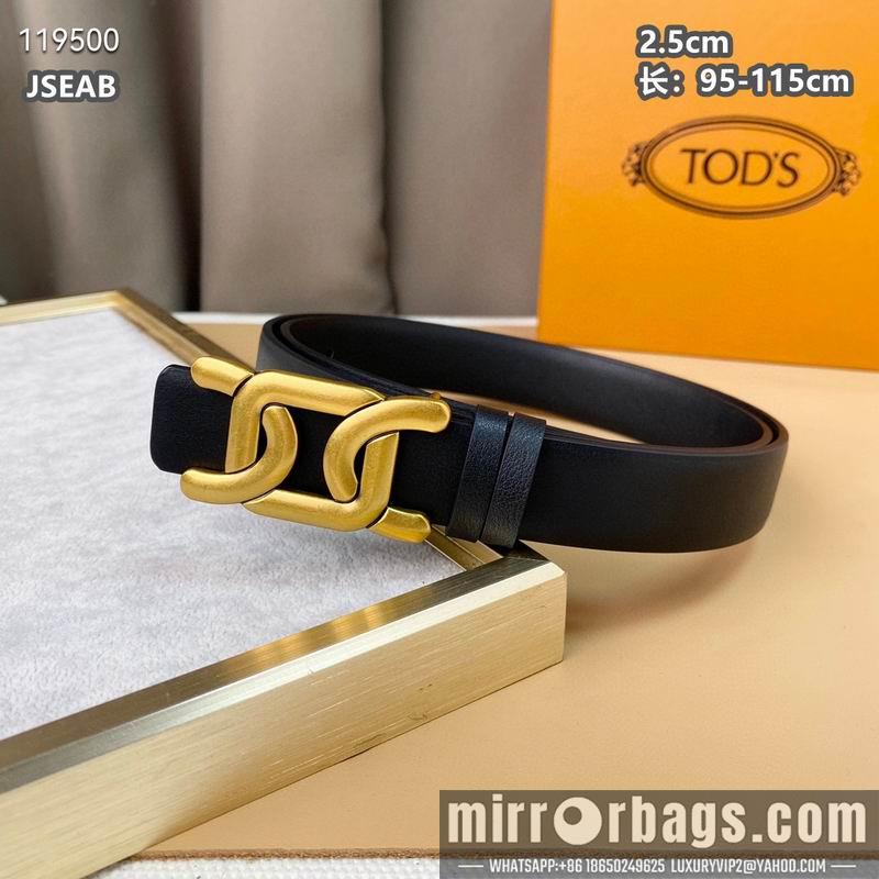 Replica Tod's belt 25mmX95-115cm 8L040801