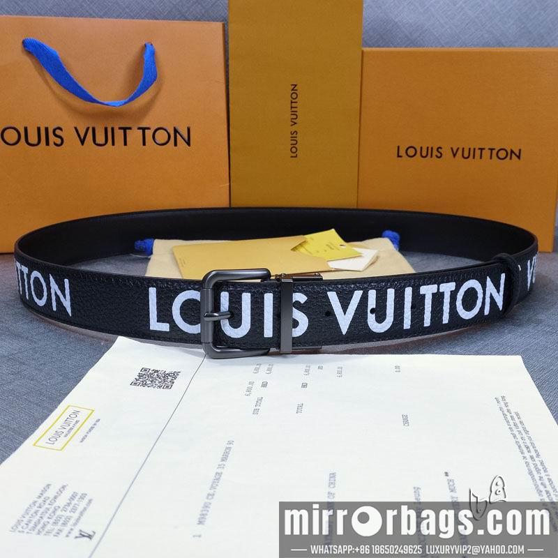 Replica LV belt 35mmX90-125cm lb02