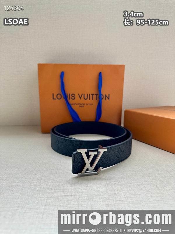 Replica LV belt 34mmX95-125cm 8L22