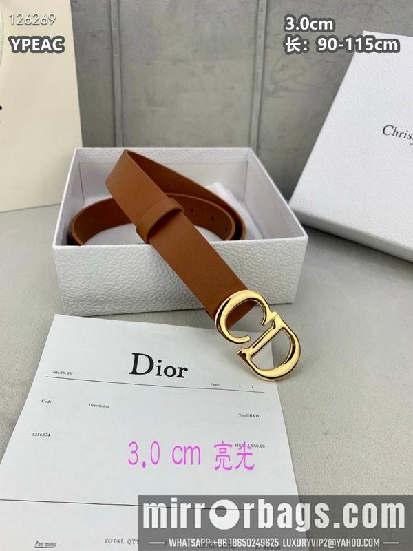 Replica Dior belt 30mmX90-115cm 8L111004