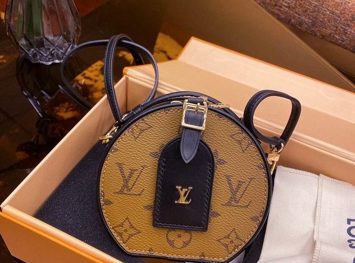 LV Replica Bags Boite Chapeau M68276 13x12x6.5cm gf