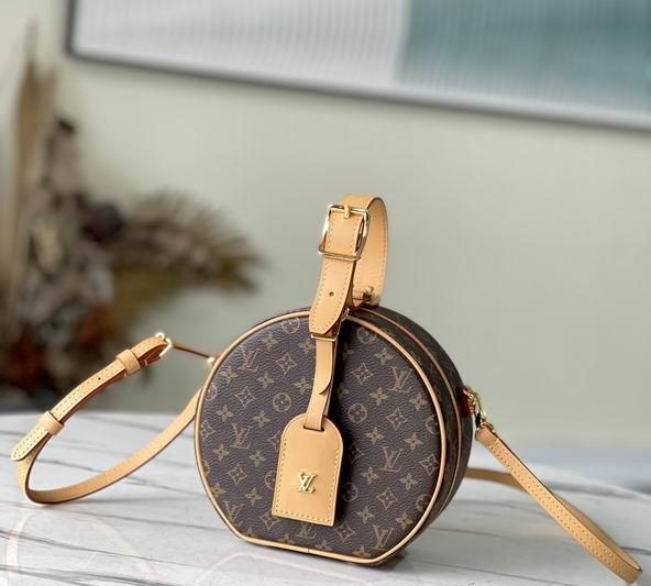 LV Replica Bags Boite Chapeau M43514 17.5×16.5×7.5 cm