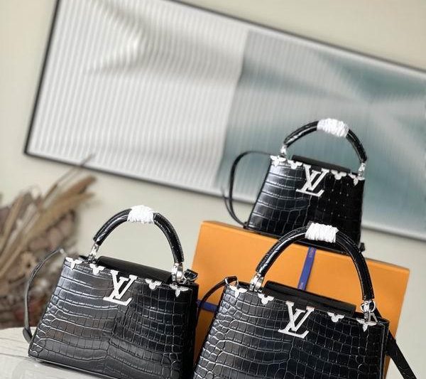 LV Replica Bags Capucines M51783鳄鱼纹31.5x20x11cm