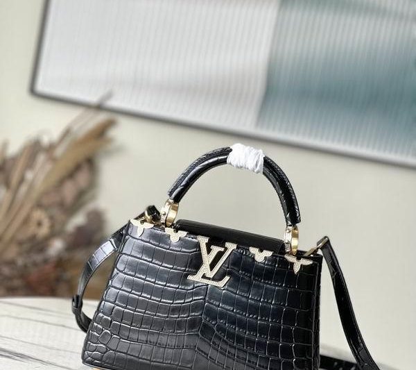 LV Replica Bags Capucines M51783鳄鱼纹27x18x9cm