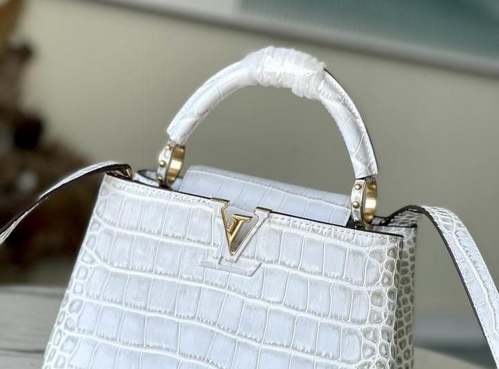 LV Replica Bags Capucines N93163复古尼罗鳄鱼 27x18x9cm