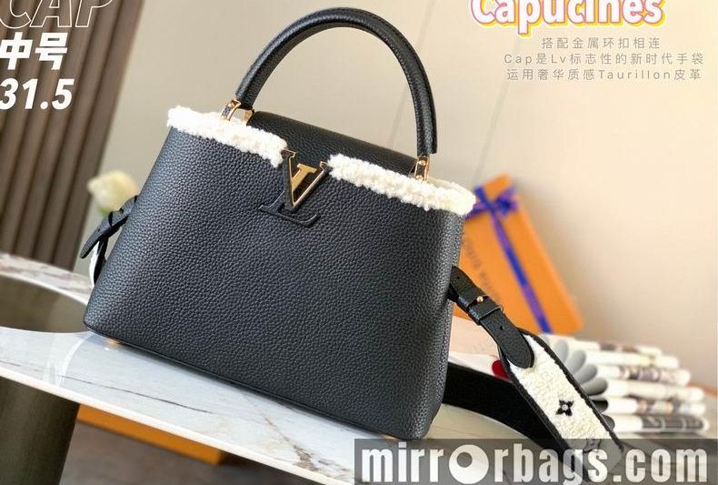 LV Replica Bags Capucines M59267 27x18x9，73 31.5x20x11cm