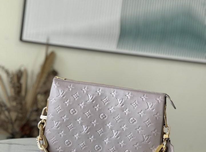 LV Replica Bags Coussin M57783 杏灰色 34x24x12cm