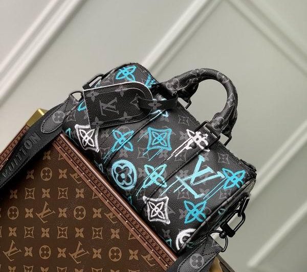 LV Replica Bags Keepall M21399迷彩 25x15x11cm gf