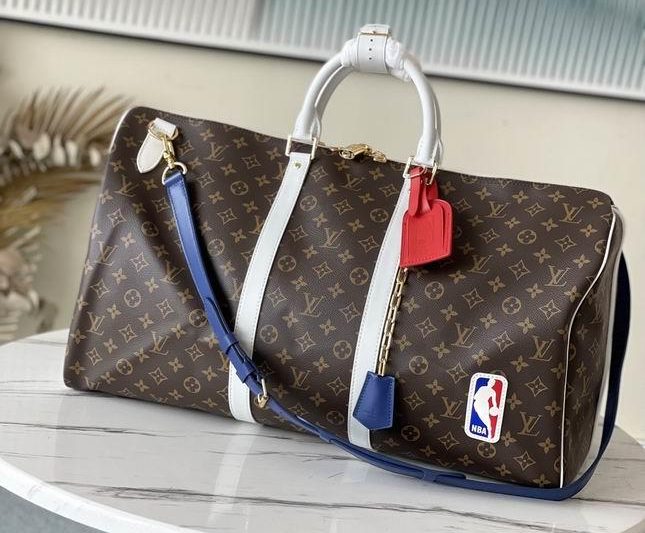 LV Replica Bags Keepall M45587 55x27x20gf2色