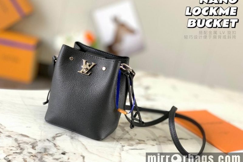 LV Replica Bags Lockme Bucket M68709 13.5x16x10cm