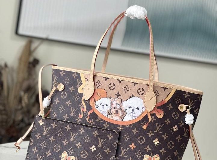 LV Replica Bags Neverfull M40995小狗丝印32x29x17cm