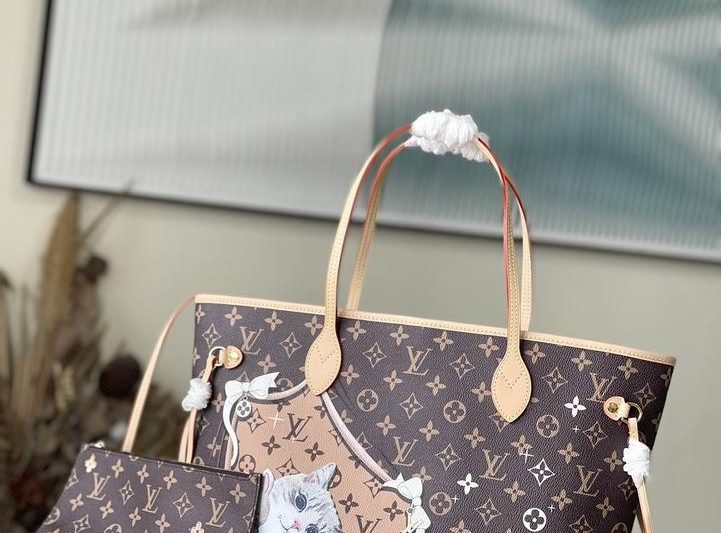 LV Replica Bags Neverfull M40995猫咪丝印32x29x17cm gf