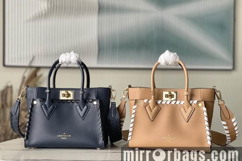 LV Replica Bags On My Side M21585深蓝M21385杏25x20x12cm gf