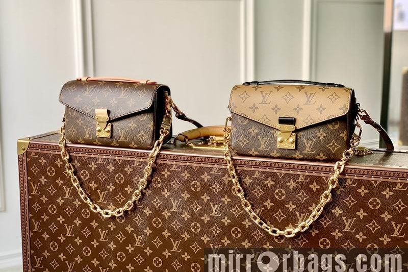 LV Replica Bags East West Metis M46279老花 黄花21.5x6x13.5cm gf