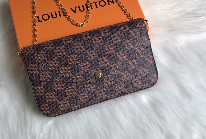 LV Replica Bags Pochette Felicie N63032 21X12X3 cm gf