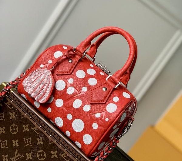 LV Replica Bags Speedy M46411红波点20.5×13.5x12cm