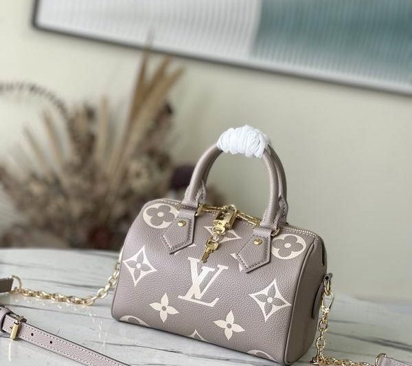 LV Replica Bags Speedy M46575大象灰20.5×13.5x12cm gf