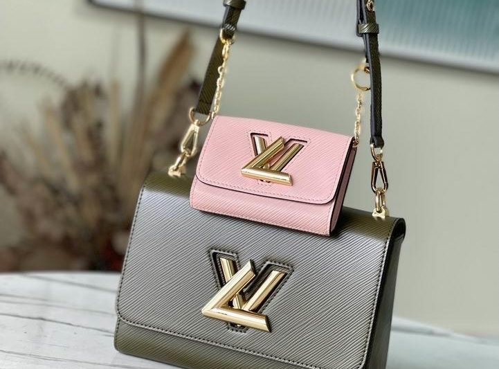 LV Replica Bags Twist M59884双子绿23x17x9.5cm gf