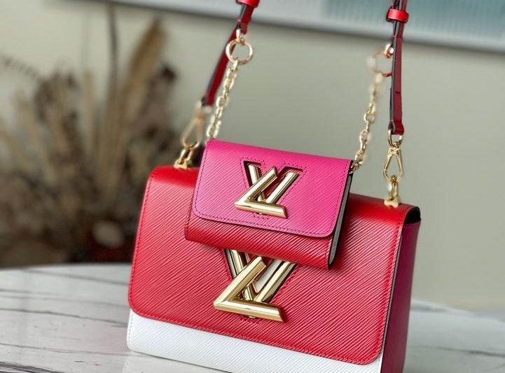 LV Replica Bags Twist M50280双子红23x17x9.5cm gf