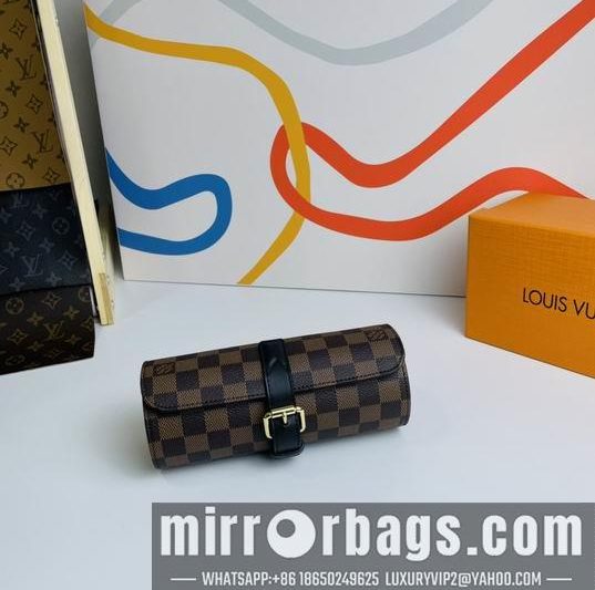 LV Replica Bags N41137啡格 20x8x8cm