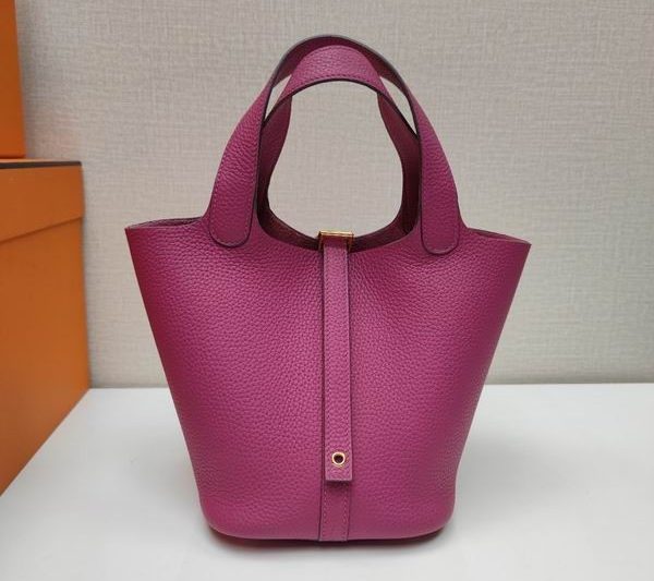 Hermes Replica Bags Picotin lock Togo 18cm am 02