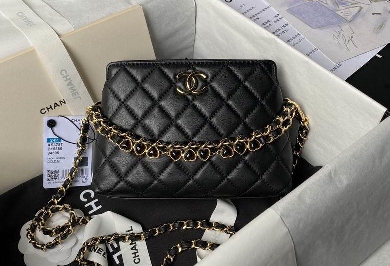 Chanel Replica Bags AS3787 13X19X8cm BL 4colour