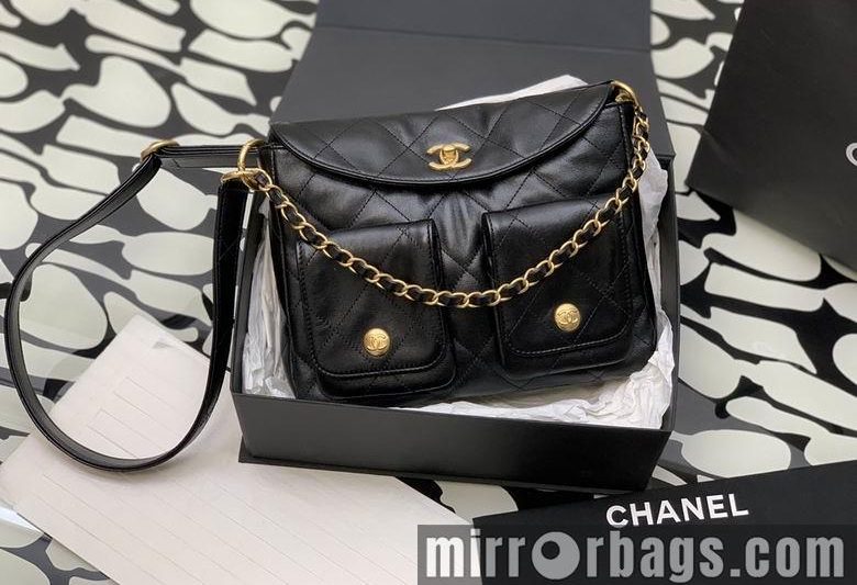 Chanel Replica Bags 99335 19X24X5cm BL