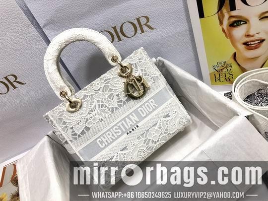 Dior Replica Bags Dior Lady M0565白色蚕蕾丝24x20x11cm wz