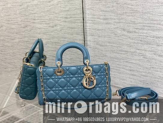 Dior Replica Bags Dior Lady云雾蓝26x6x14cm wo