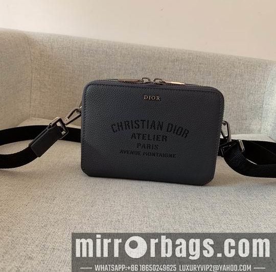 Dior Replica Bags Dior 119-H07E深灰 17×12.5x5cm wz