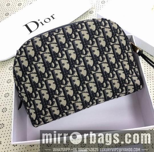 Dior Replica Bags Dior Oblique化妆包  15.5x24x7cm wz