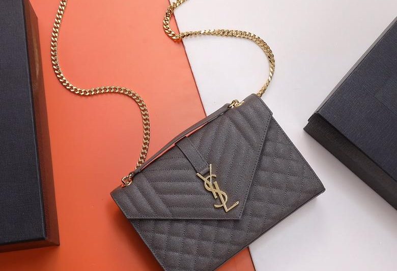 YSL Replica Bags YSL Envelope 487206 24×17.5x6cm 8D8